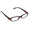 1 x Slimline Reading Glasses Unisex Men & Women Lightweight Clear Transparent Lenses Designer Style Frames Spring Hinges for Near Vision & Reading Spectacles Fashionable Casual (Brown, 3.50, x) view 3