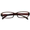 1 x Slimline Reading Glasses Unisex Men & Women Lightweight Clear Transparent Lenses Designer Style Frames Spring Hinges for Near Vision & Reading Spectacles Fashionable Casual (Brown, 3.50, x) view 4