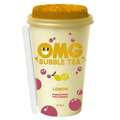 BUBBLE TEA LEMON/MANGO 270ML Delicious Tasty And Twisty Treat Share With Family And Friends (12)