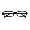 1 x Slimline Reading Glasses Unisex Men & Women Lightweight Clear Transparent Lenses Designer Style Frames Spring Hinges for Near Vision & Reading Spectacles Fashionable Casual (Black, 3.00, x) view 4