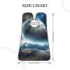 EVANEM Space Planet Beard Bib, Men'S Beard Trimmer Catcher, With 3 Suction Cups And 1 Storage Bag, Good Gift For Dad & Husband (73x107cm) view 4