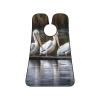 EVANEM Three Pelicans Beard Bib, Men'S Beard Trimmer Catcher, With 3 Suction Cups And 1 Storage Bag, Good Gift For Dad & Husband (73x107cm) view 1