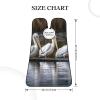 EVANEM Three Pelicans Beard Bib, Men'S Beard Trimmer Catcher, With 3 Suction Cups And 1 Storage Bag, Good Gift For Dad & Husband (73x107cm) view 4