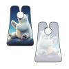 EVANEM White Bear Beard Bib, Men'S Beard Trimmer Catcher, With 3 Suction Cups And 1 Storage Bag, Good Gift For Dad & Husband (73x107cm) view 3
