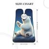EVANEM White Bear Beard Bib, Men'S Beard Trimmer Catcher, With 3 Suction Cups And 1 Storage Bag, Good Gift For Dad & Husband (73x107cm) view 4