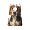 EVANEM Cute Beagle Dog Beard Bib, Men'S Beard Trimmer Catcher, With 3 Suction Cups And 1 Storage Bag, Good Gift For Dad & Husband (73x107cm) view 1
