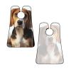 EVANEM Cute Beagle Dog Beard Bib, Men'S Beard Trimmer Catcher, With 3 Suction Cups And 1 Storage Bag, Good Gift For Dad & Husband (73x107cm) view 3