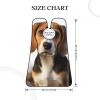 EVANEM Cute Beagle Dog Beard Bib, Men'S Beard Trimmer Catcher, With 3 Suction Cups And 1 Storage Bag, Good Gift For Dad & Husband (73x107cm) view 4
