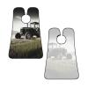 EVANEM Tractor Agriculture Tranquil Beard Bib, Men'S Beard Trimmer Catcher, With 3 Suction Cups And 1 Storage Bag, Good Gift For Dad & Husband (73x107cm) view 3