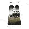 EVANEM Tractor Agriculture Tranquil Beard Bib, Men'S Beard Trimmer Catcher, With 3 Suction Cups And 1 Storage Bag, Good Gift For Dad & Husband (73x107cm) view 4