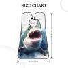 EVANEM Shark In The Sea Beard Bib, Men'S Beard Trimmer Catcher, With 3 Suction Cups And 1 Storage Bag, Good Gift For Dad & Husband (73x107cm) view 4