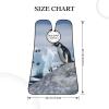 EVANEM Snow Mountain Penguin Beard Bib, Men'S Beard Trimmer Catcher, With 3 Suction Cups And 1 Storage Bag, Good Gift For Dad & Husband (73x107cm) view 4