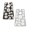 EVANEM White Daisy Beard Bib, Men'S Beard Trimmer Catcher, With 3 Suction Cups And 1 Storage Bag, Good Gift For Dad & Husband (73x107cm) view 3