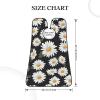 EVANEM White Daisy Beard Bib, Men'S Beard Trimmer Catcher, With 3 Suction Cups And 1 Storage Bag, Good Gift For Dad & Husband (73x107cm) view 4