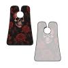 EVANEM Skull Rose Beard Bib, Men'S Beard Trimmer Catcher, With 3 Suction Cups And 1 Storage Bag, Good Gift For Dad & Husband (73x107cm) view 3