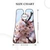 EVANEM Peach Blossom Beard Bib, Men'S Beard Trimmer Catcher, With 3 Suction Cups And 1 Storage Bag, Good Gift For Dad & Husband (73x107cm) view 4