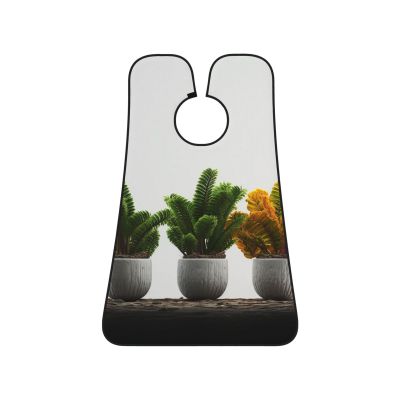 EVANEM Tropical Plant Beard Bib, Men'S Beard Trimmer Catcher, With 3 Suction Cups And 1 Storage Bag, Good Gift For Dad & Husband (73x107cm)