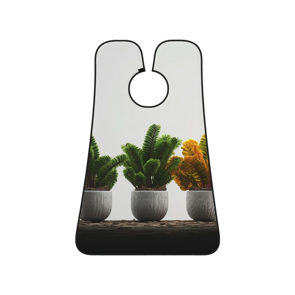 EVANEM Tropical Plant Beard Bib, Men'S Beard Trimmer Catcher, With 3 Suction Cups And 1 Storage Bag, Good Gift For Dad & Husband (73x107cm)