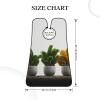 EVANEM Tropical Plant Beard Bib, Men'S Beard Trimmer Catcher, With 3 Suction Cups And 1 Storage Bag, Good Gift For Dad & Husband (73x107cm) view 4
