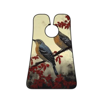 EVANEM Songbirds Beard Bib, Men'S Beard Trimmer Catcher, With 3 Suction Cups And 1 Storage Bag, Good Gift For Dad & Husband (73x107cm)