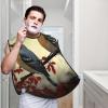 EVANEM Songbirds Beard Bib, Men'S Beard Trimmer Catcher, With 3 Suction Cups And 1 Storage Bag, Good Gift For Dad & Husband (73x107cm) view 2