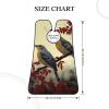EVANEM Songbirds Beard Bib, Men'S Beard Trimmer Catcher, With 3 Suction Cups And 1 Storage Bag, Good Gift For Dad & Husband (73x107cm) view 4