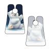 EVANEM White Bear(1) Beard Bib, Men'S Beard Trimmer Catcher, With 3 Suction Cups And 1 Storage Bag, Good Gift For Dad & Husband (73x107cm) view 3