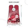 EVANEM Valentine Day Beard Bib, Men'S Beard Trimmer Catcher, With 3 Suction Cups And 1 Storage Bag, Good Gift For Dad & Husband (73x107cm) view 4