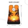 EVANEM Tropical Palm Trees Scene Sunset Beard Bib, Men'S Beard Trimmer Catcher, With 3 Suction Cups And 1 Storage Bag, Good Gift For Dad & Husband (73x107cm) view 4