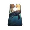 EVANEM Whale Above Sea Water Beard Bib, Men'S Beard Trimmer Catcher, With 3 Suction Cups And 1 Storage Bag, Good Gift For Dad & Husband (73x107cm) view 1