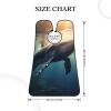 EVANEM Whale Above Sea Water Beard Bib, Men'S Beard Trimmer Catcher, With 3 Suction Cups And 1 Storage Bag, Good Gift For Dad & Husband (73x107cm) view 4