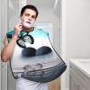 EVANEM Zen Design Butterfly Beard Bib, Men'S Beard Trimmer Catcher, With 3 Suction Cups And 1 Storage Bag, Good Gift For Dad & Husband (73x107cm) view 2