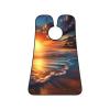 EVANEM Sunset Beach Beard Bib, Men'S Beard Trimmer Catcher, With 3 Suction Cups And 1 Storage Bag, Good Gift For Dad & Husband (73x107cm) view 1