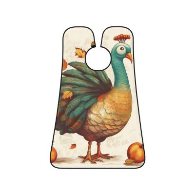 EVANEM Thanksgiving Turkey Beard Bib, Men'S Beard Trimmer Catcher, With 3 Suction Cups And 1 Storage Bag, Good Gift For Dad & Husband (73x107cm)