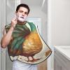 EVANEM Thanksgiving Turkey Beard Bib, Men'S Beard Trimmer Catcher, With 3 Suction Cups And 1 Storage Bag, Good Gift For Dad & Husband (73x107cm) view 2