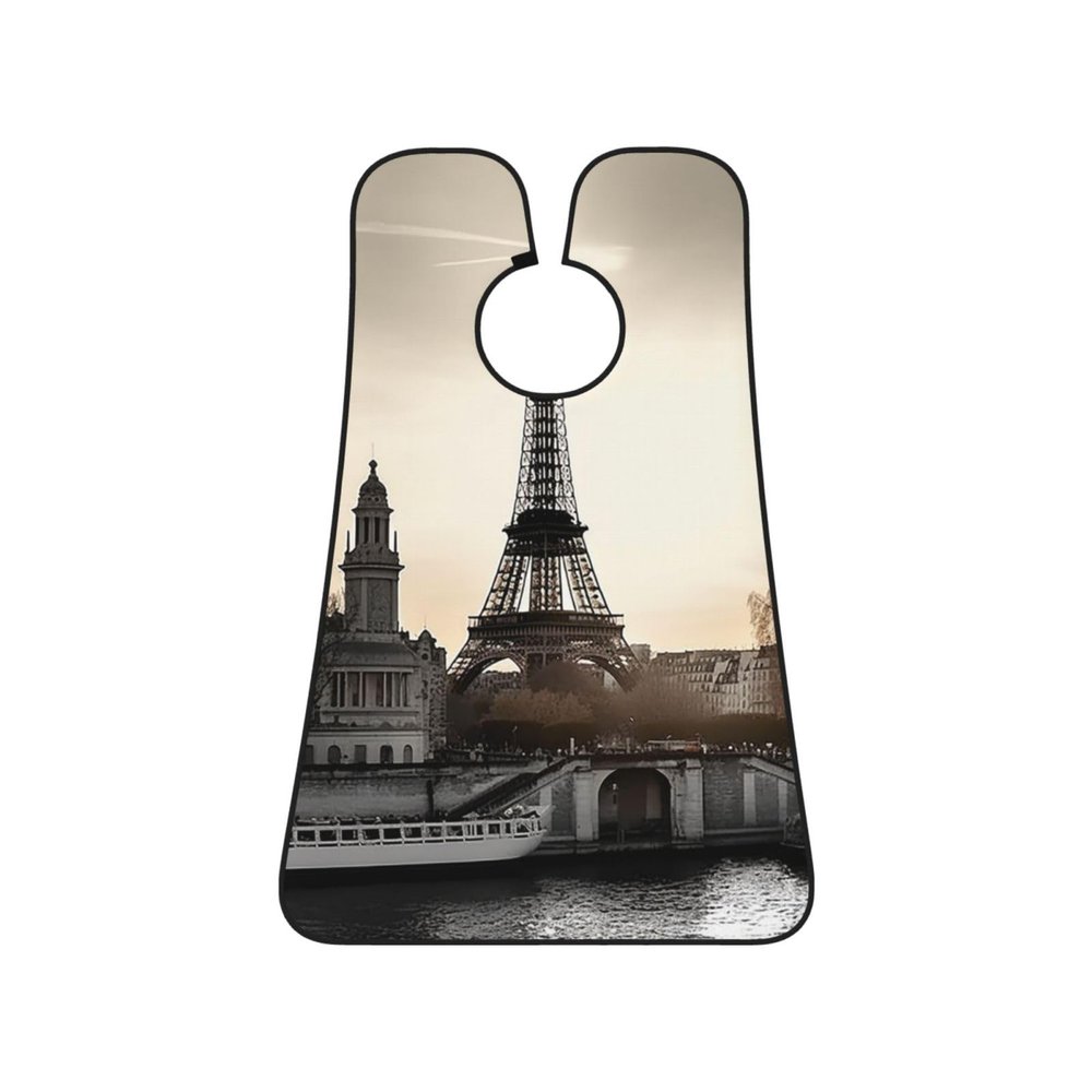 EVANEM Travel Paris Beard Bib, Men'S Beard Trimmer Catcher, With 3 Suction Cups And 1 Storage Bag, Good Gift For Dad & Husband (73x107cm)