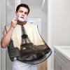 EVANEM Travel Paris Beard Bib, Men'S Beard Trimmer Catcher, With 3 Suction Cups And 1 Storage Bag, Good Gift For Dad & Husband (73x107cm) view 2