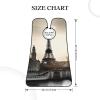 EVANEM Travel Paris Beard Bib, Men'S Beard Trimmer Catcher, With 3 Suction Cups And 1 Storage Bag, Good Gift For Dad & Husband (73x107cm) view 4