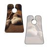 EVANEM Sleeping Dog Beard Bib, Men'S Beard Trimmer Catcher, With 3 Suction Cups And 1 Storage Bag, Good Gift For Dad & Husband (73x107cm) view 3