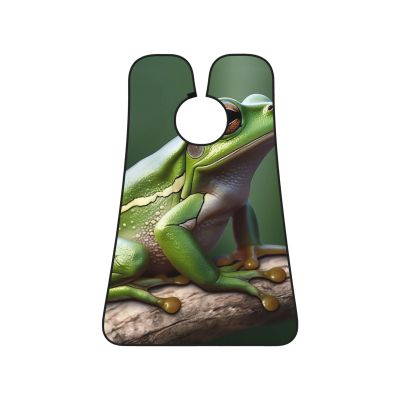 EVANEM Tree Frog Beard Bib, Men'S Beard Trimmer Catcher, With 3 Suction Cups And 1 Storage Bag, Good Gift For Dad & Husband (73x107cm)