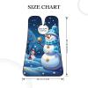 EVANEM Winter Snowman Beard Bib, Men'S Beard Trimmer Catcher, With 3 Suction Cups And 1 Storage Bag, Good Gift For Dad & Husband (73x107cm) view 4
