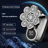 Electric Razor for Men, 6 in 1 Men's Rechargeable Razor Nose Hair Trimmer Razor Electric Shaver Men's Razor Men's Electric Shaver Beard Trimmer view 2
