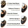 Electric Razor for Men, 7D Rechargeable Bald Head Shavers Kit for Men USB LED Display Electric Razor Heads Beard Ear Nose Hair Facial Trimmer view 3