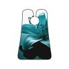 EVANEM Teal Lily Beard Bib, Men'S Beard Trimmer Catcher, With 3 Suction Cups And 1 Storage Bag, Good Gift For Dad & Husband (73x107cm) view 1