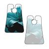 EVANEM Teal Lily Beard Bib, Men'S Beard Trimmer Catcher, With 3 Suction Cups And 1 Storage Bag, Good Gift For Dad & Husband (73x107cm) view 3