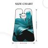 EVANEM Teal Lily Beard Bib, Men'S Beard Trimmer Catcher, With 3 Suction Cups And 1 Storage Bag, Good Gift For Dad & Husband (73x107cm) view 4