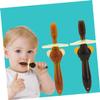 Beavorty 2pcs Toothbrush Boys and Girls Years Silicone Boy Girl Oral Care Light Dark view 2