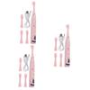 Beavorty 3sets Portable Electric Toothbrush for Boys and Girls Cartoon Design Household Tooth Brush Boy Girl Accessory Toothbrush Electric view 1