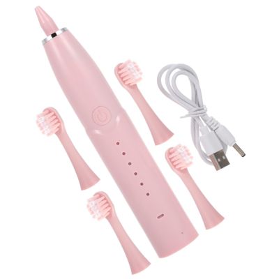 Beavorty 2 Sets Convenient Boys and Girls Toothbrush Electric Portable Toothbrush for Boy Girl Cartoon Design Rechargeable Oral Care at Home Travel