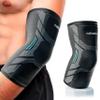 NativoDex Elbow Support for Men & Women Tennis Elbow Brace for Tendonitis & Golfers Elbow Compression Elbow Support for Gym, Weightlifting, Golf & Tennis view 1